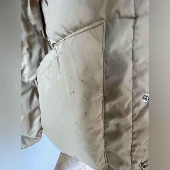 VINTAGE Camel men’s down puffer vest, reversible, navy and tan, size M - Picture 3 of 5